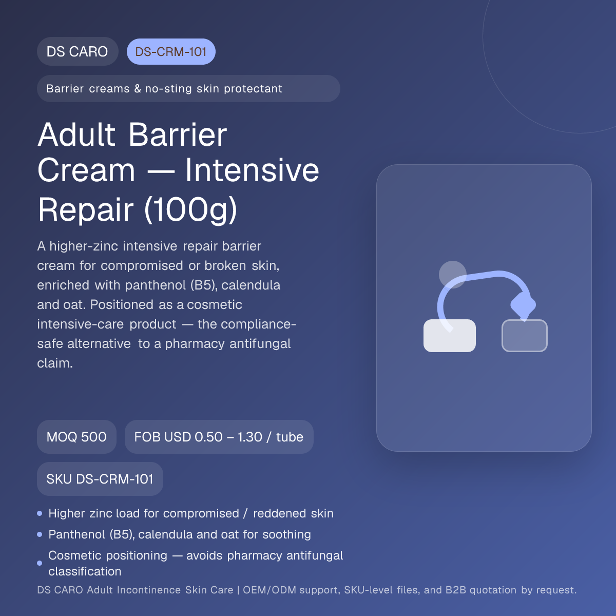 Adult Barrier Cream — Intensive Repair (100g)