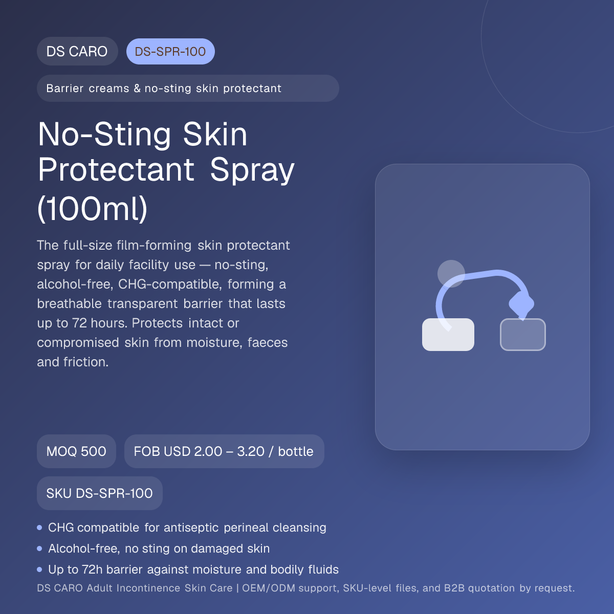 No-Sting Skin Protectant Spray (100ml)