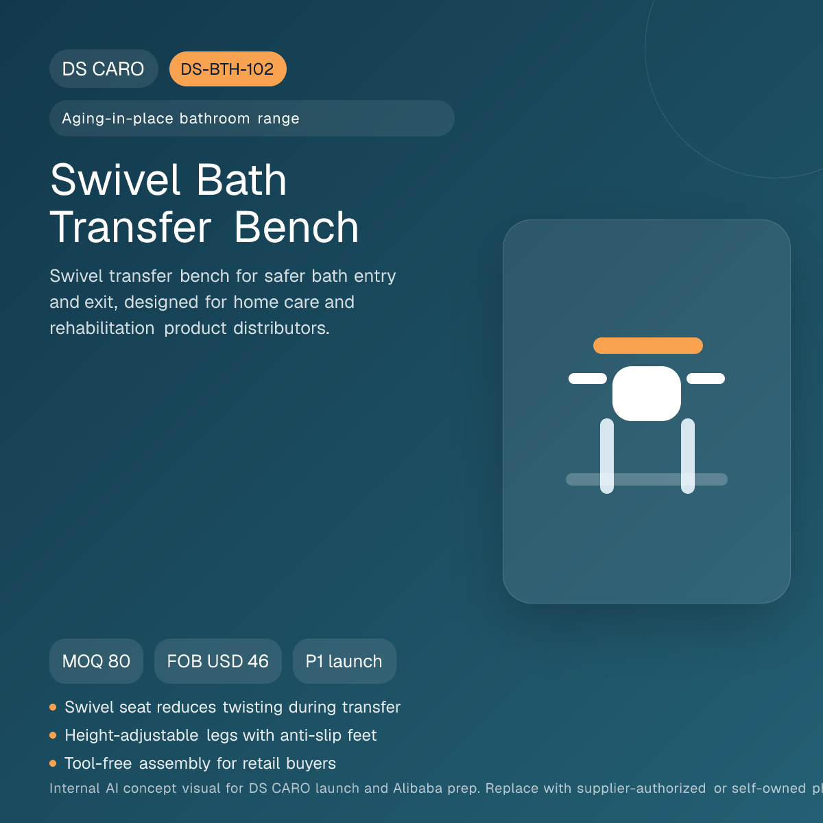 Swivel Bath Transfer Bench