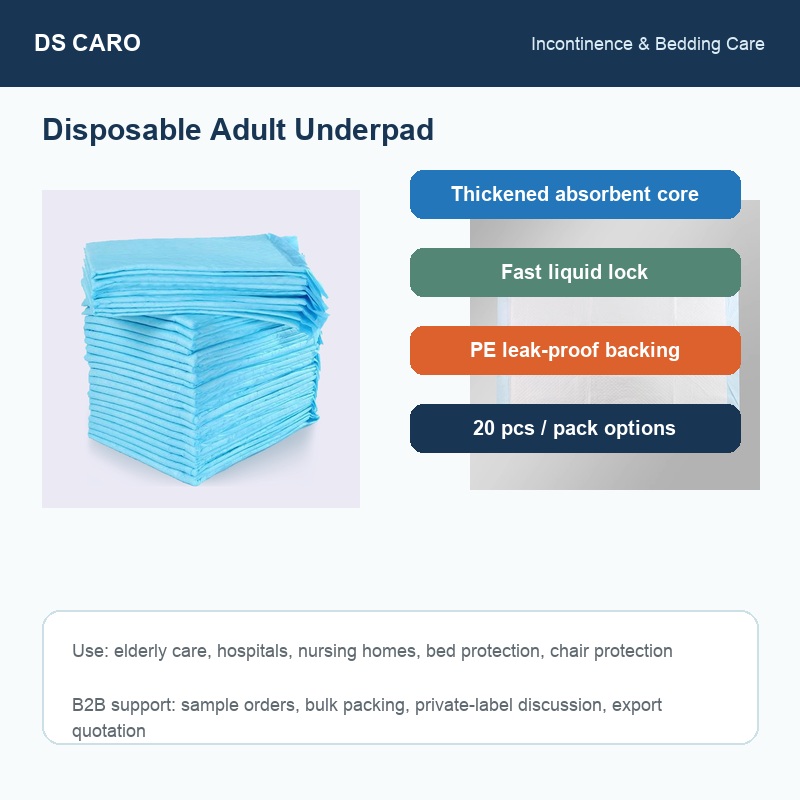 Disposable Adult Underpad (3 Sizes, 20pcs/bag) - Image 10
