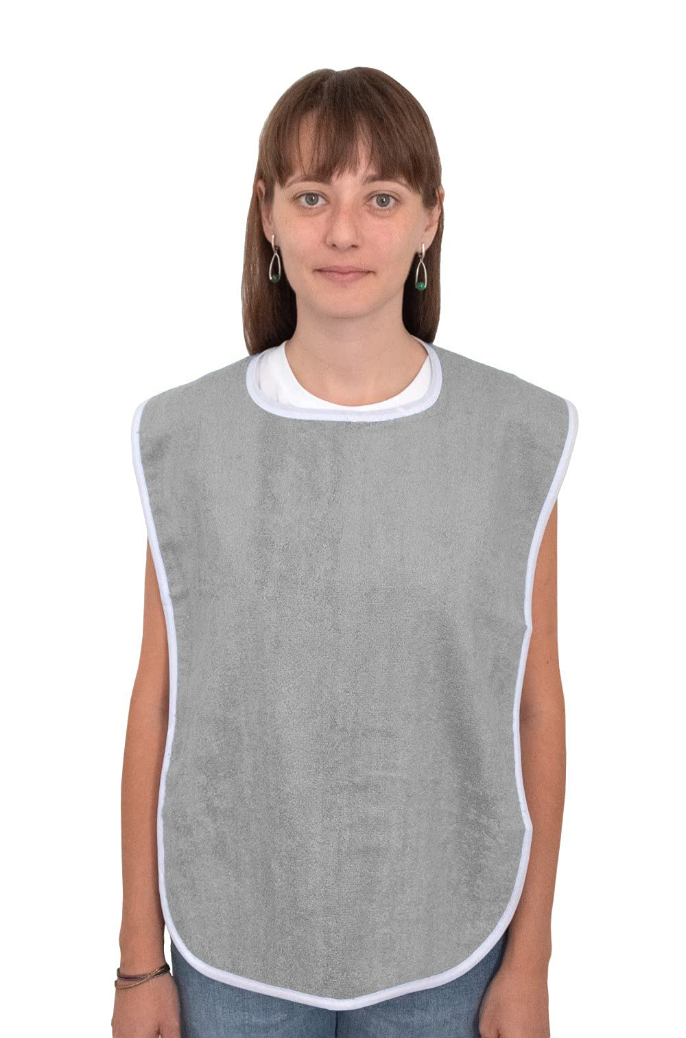 Reusable Adult Bib with Crumb Catcher - Image 7