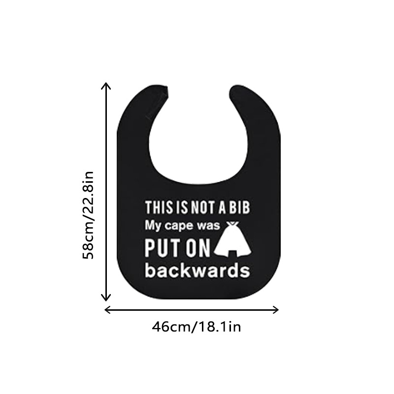 Humorous Message Waterproof Adult Bib ('I Haven't Eaten Yet' Series) - Image 10