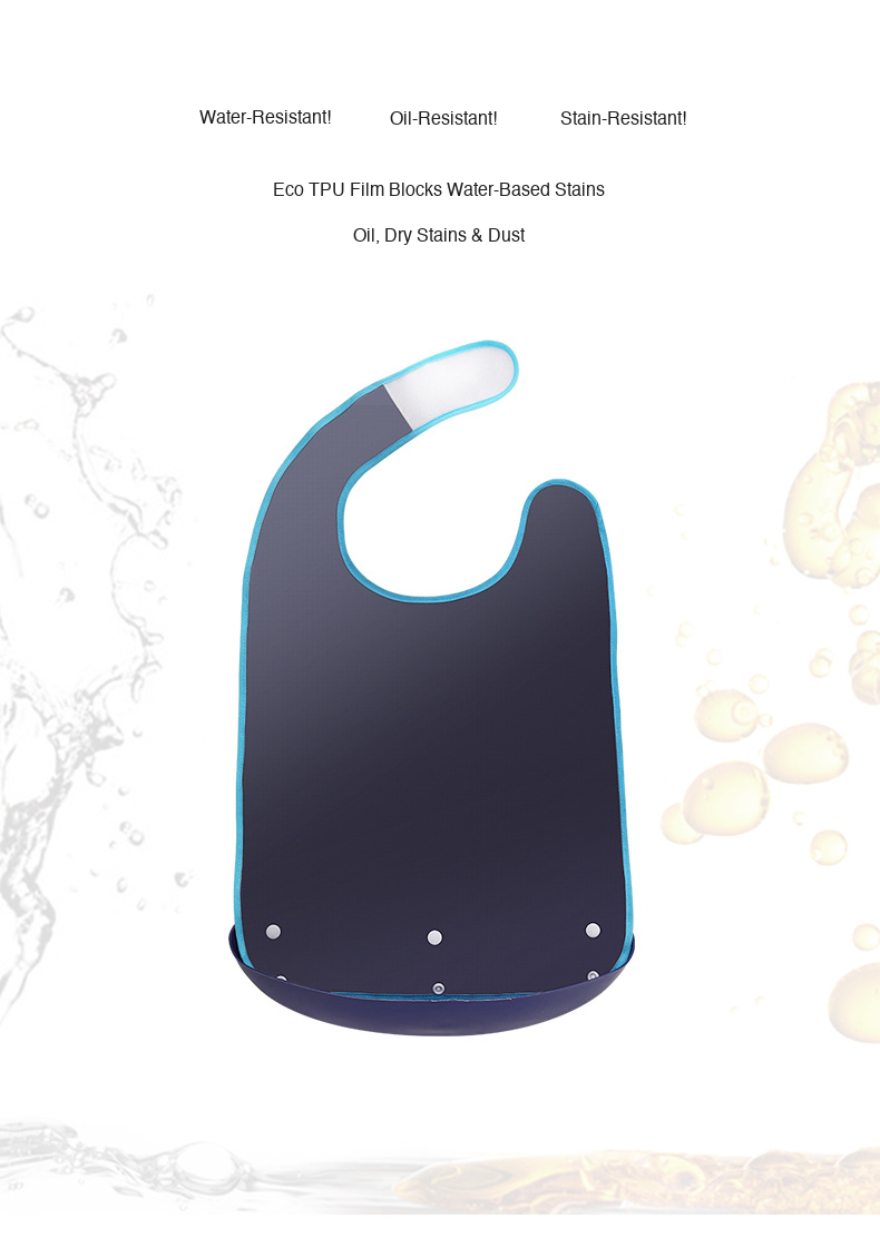 Reversible Waterproof Dining Bib - Image 11