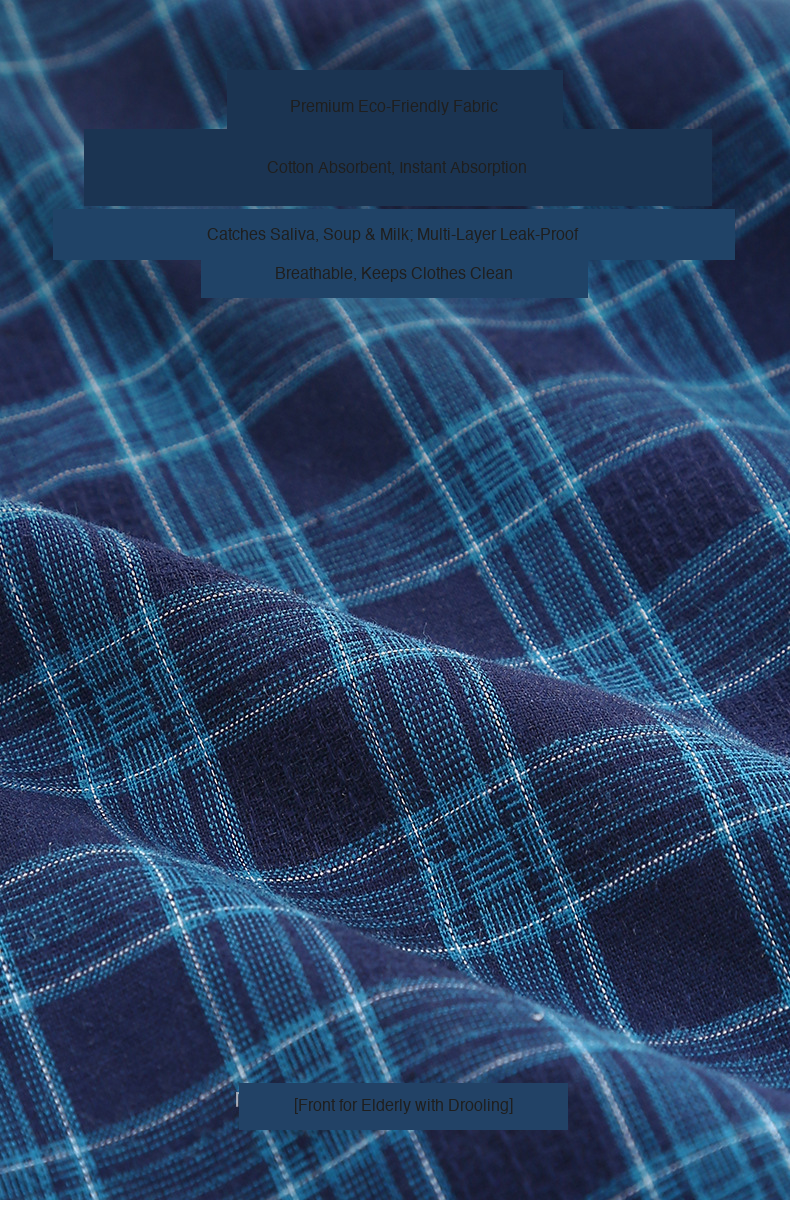 Reversible Waterproof Dining Bib - Image 12