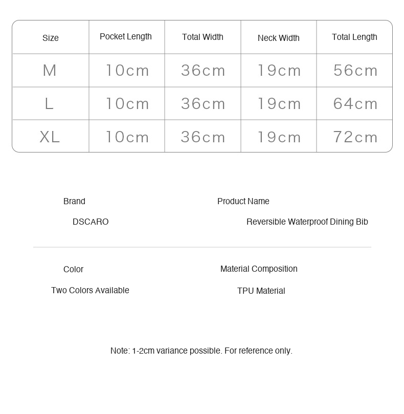 Reversible Waterproof Dining Bib - Image 17