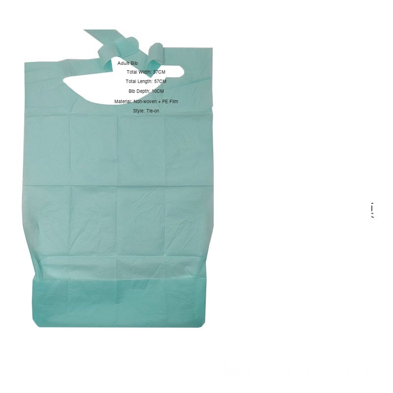 Disposable Tie-on Adult Bib (10pcs/bag) - Image 3