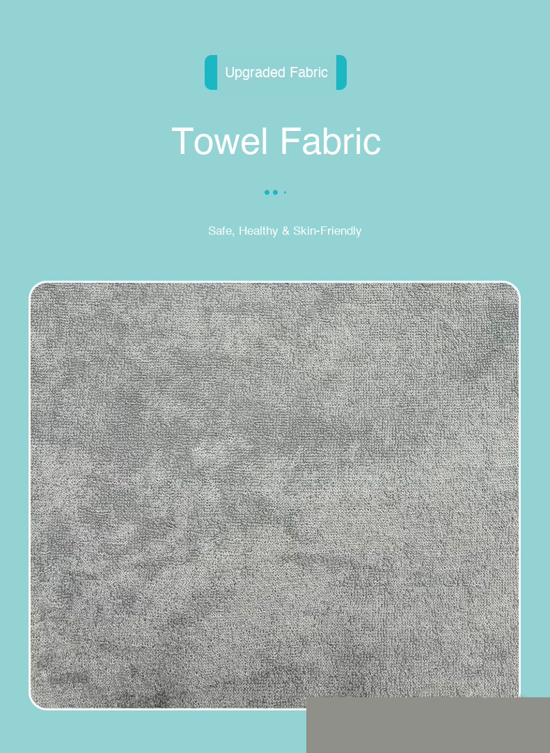 Elderly Bedside Feeding Bib (Towel + PEVA) - Image 7