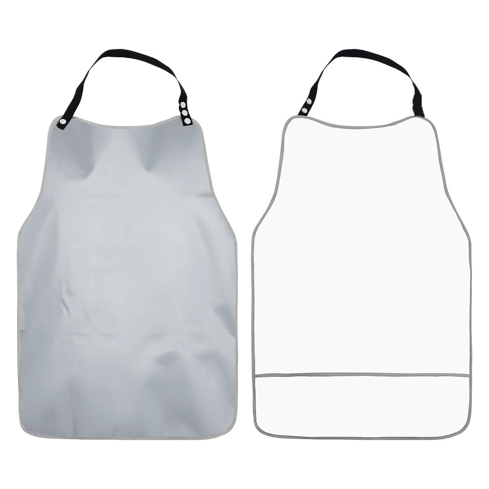 Snap-Button Floral Adult Bib with Pocket (9 Colorways) - Image 8