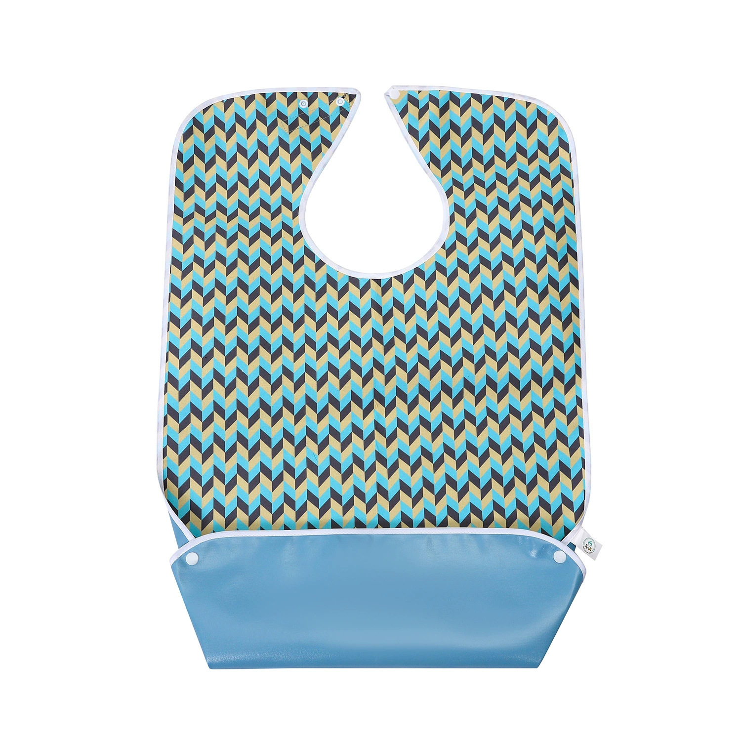 Extra Thick Large Adult Dining Bib (Reversible 2-Pattern) - Image 7
