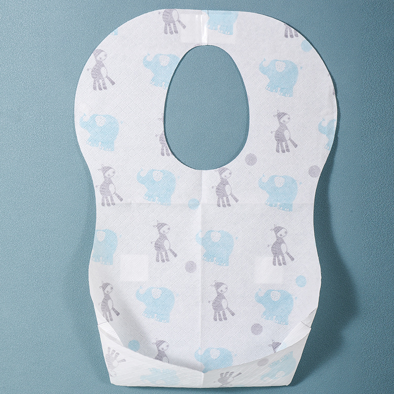 Disposable Animal-Print Baby Bib (0-6 Years, 120pcs MOQ) - Image 2