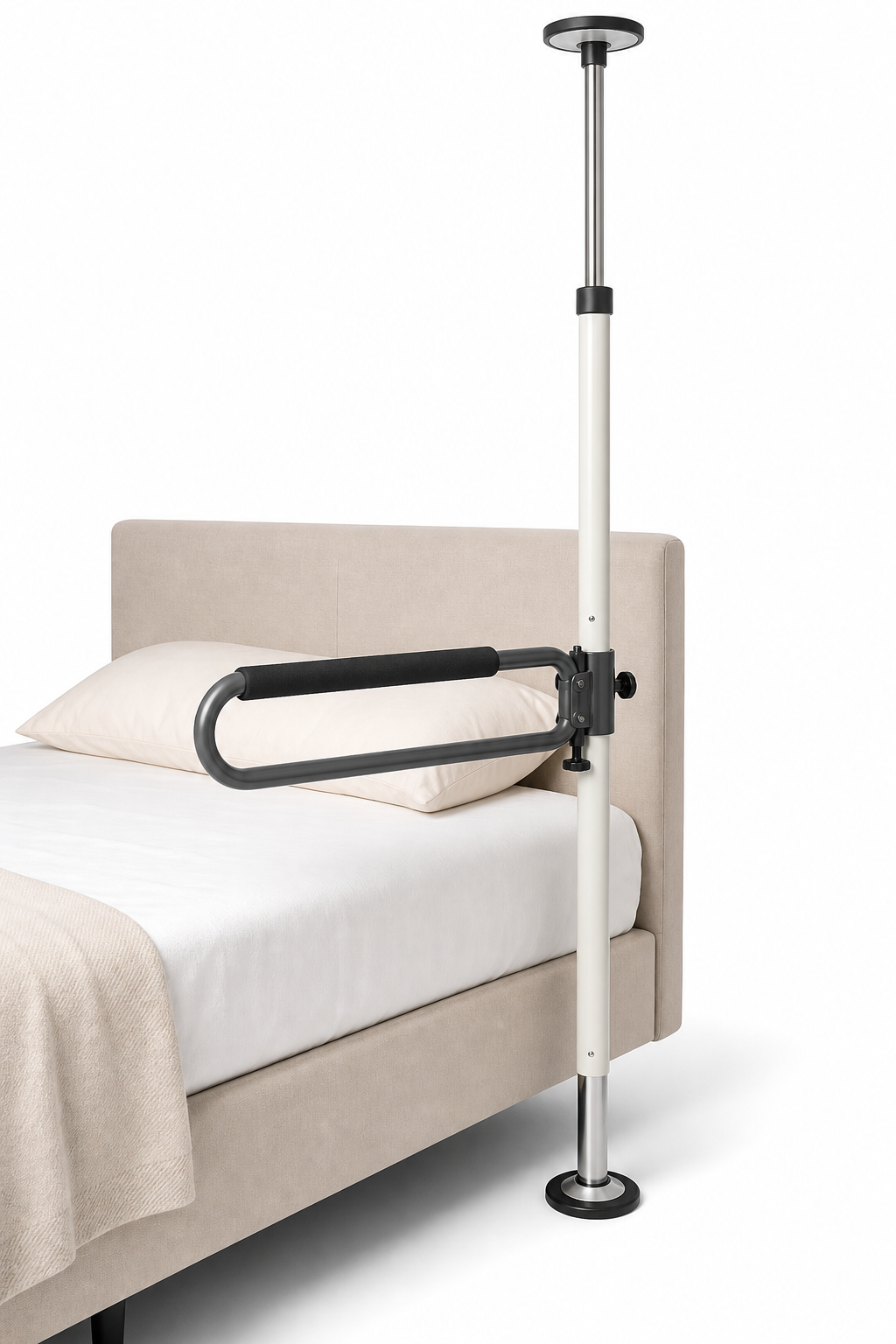 Bedside Transfer Pole with Grab Bar